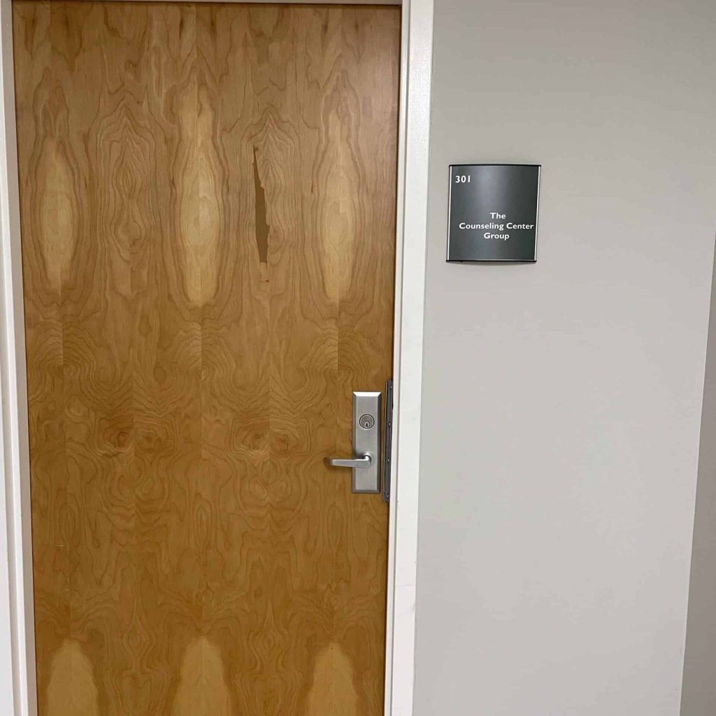 Door to Counseling Center Group Rugby Office